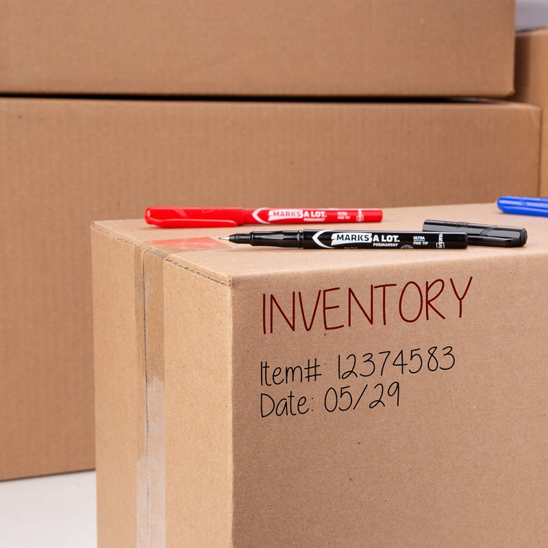 Avery Marks-A-Lot Permanent Markers, Ultra Fine Tip, 8 Assorted Markers For Coloring Books and Sketchbooks (09231) - Image 5